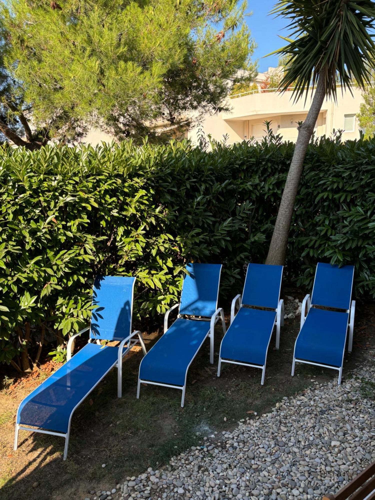 Beachside Apartment With Pool & Garden In Juan Les Pins Antibes Exterior foto
